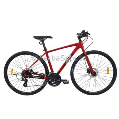 Thrill Volare GX 3.0 Sepeda Hybrid 700c Merah 50