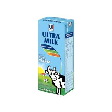 Susu Ultra Milk 125 ML 1 Karton isi @40x125 ML Fullcream
