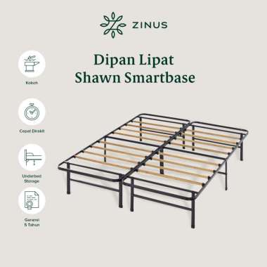 Zinus Tempat Tidur Besi Rumi Smartbase Ukuran 36cm 180x200