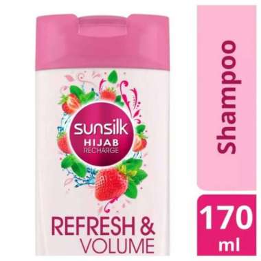 Promo Harga Sunsilk Hijab Shampoo Refresh & Volume 170 ml - Blibli