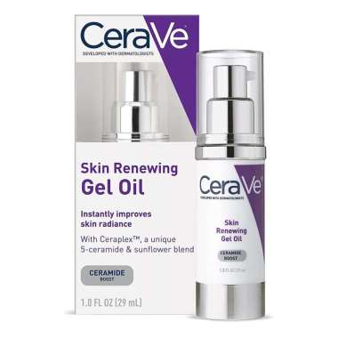CeraVe Skin Renewing Gel Oil Face Moisturizer Fragrance Free - 29ml