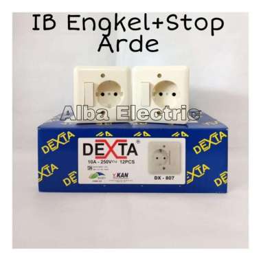 IB Saklar Engkel Stop Kontak Arde Dexta DX-807 Saklar Engkel + Stop IB