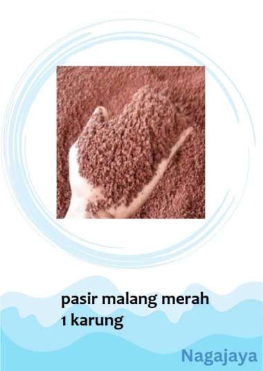 pasir malang merah aquarium aquascape media tanam 1 karung