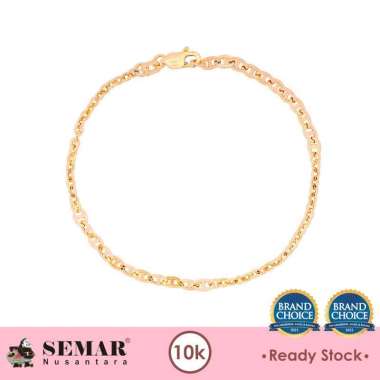 Gelang Emas Rantai Neora Chain Gold 10K Semar Nusantara