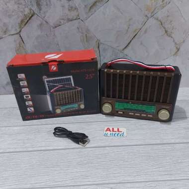 Radio Fm Am Bluetooth USB Tf Card Panel Surya Cas Charge KTF 1428