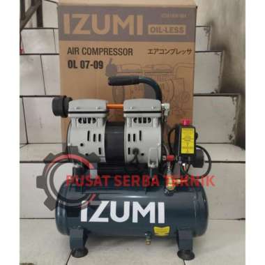 IZUMI Mesin Kompresor Angin Oiles 3/4 hp 9liter IZUMI MAX tanpa Bublewrap