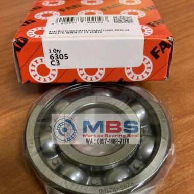 BEARING 6305 C3 MERK FAG ASLI 6305C3