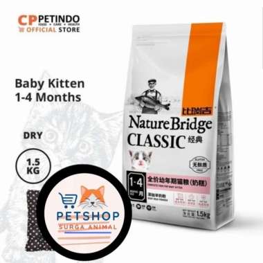 CPPETINDO Nature Bridge Baby Kitten Food - 1.5kg