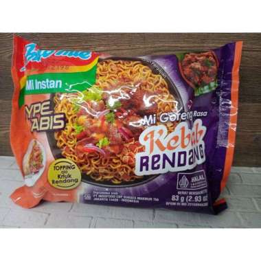 Mi Instant Indomie KEBAB RENDANG Hype Abis - mie goreng