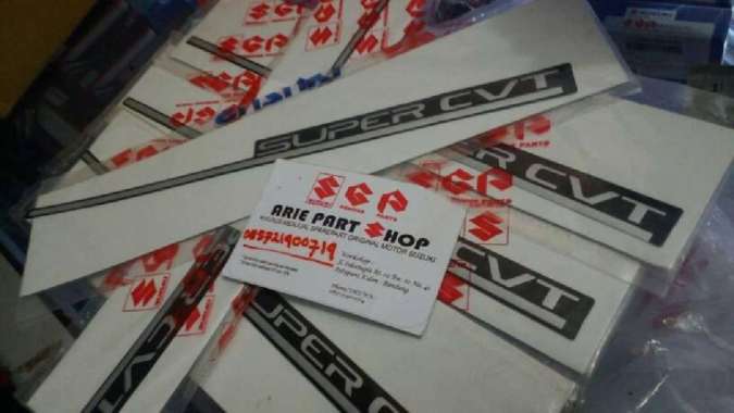 Stiker Super Cvt Skywave / Spin / Hayate / Skydrive