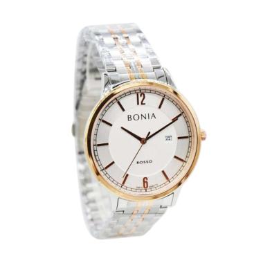 Bonia Rosso BNR177-1615 Jam Tangan Pria [Original/ Grizzly Watch] silver