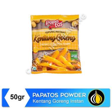Papatos Kentang Goreng Instan (Instant Crispy Fries Powder) - 50 Gram