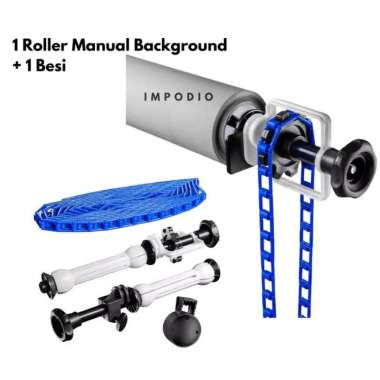 IMPODIO 1 Roller Manual Background - Expander Backdrop 1Roller+1Besi