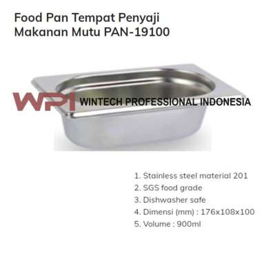 PAN-19100 Stainless Steel Gastronom Pan / Food Pan And Food Pan Cover