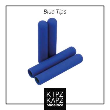 KipzKapz Shoelace Tips / Aglets / Tipping / Ujung Tali Sepatu [3.3mm] M BLUE