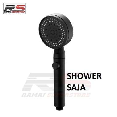 Kepala Shower Mandi Hitam Premium Kepala Shower