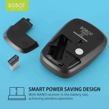 MOUSE ROBOT M220 WIRELESS SLIM TIPIS 1600DPI
