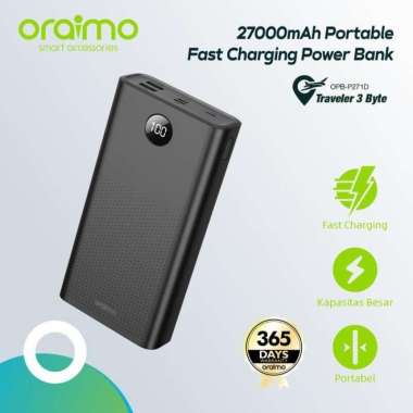 ORAIMO DUAL USB PORT 27000mAh POWERBANK FAST CHARGING 2.1A OPB-P271D