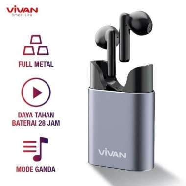 VIVAN LIFE 100 TRUE WIRELESS BLUETOOTH HEADSET EARPHONE TWS BT 5.0