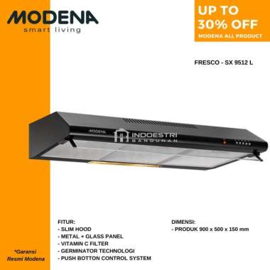 Slim Hood MODENA SX-9512L / SX 9512 L / SX9512L (90cm)