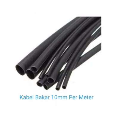 Kabel Bakar Heat Shrinkable Tubing 10mm