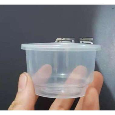 Promo Tebal Cup plastik puding mini 100ml 25pcs Slime es krim