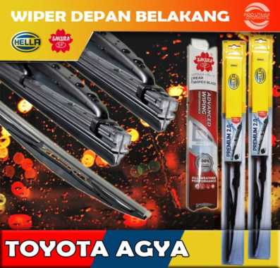 Wiper Depan Belakang Agya HELLA SAKURA