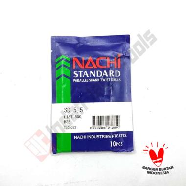 NACHI Mata Bor Besi 1 1.5 2 2.5 3 3.5 4 4.5 5 mm HSS ORIGINAL ASLI 2MM