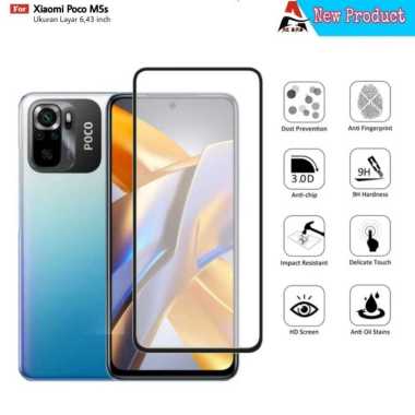 Tempered Glass Poco M5s M3 X3 Pro NFC F3 GT Screen Protector Handphone Poco M3 Tempered Glass Warna