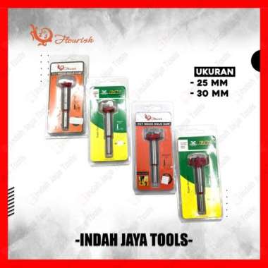 FLOURISH Mata Bor Kayu 25 30 mm Engsel Sendok Lubang Pintu Hole Saw 30 mm