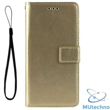 Flip Cover XIAOMI Redmi Note 8 pro Leather Case Redmi Note 8 pro Wallet Casing Kulit - Xiaomi Redmi Note 8 GOLD
