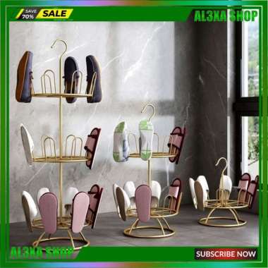 Rak Pengering Sepatu Bahan Besi Tempa Balkon