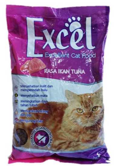 Pakan Kucing - EXCEL 500gr Bentuk IKAN Makanan Kucing anggora persia makanan kucing higienis makanan