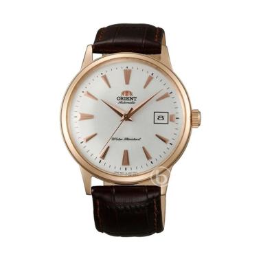 Orient Bambino 2nd Gen Automatic Japan Made Jam Tangan Pria [FAC-0002W] White Rosegold