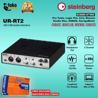 Steinberg UR-RT2 USB Audio Interface with 2 Rupert Neve Transformers