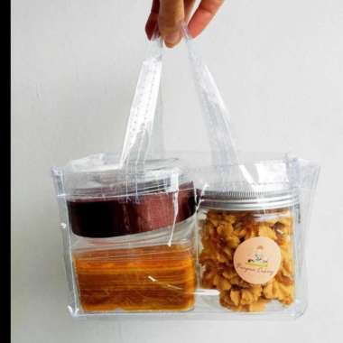 GOODYBAG KOTAK DUS BROWNIS / BOX KUE KRAFT BROWNIES /TOPLES KUE KERING 20x13x13