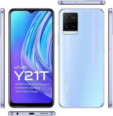 VIVO SMARTPHONE Y21T RAM 6/128GB - VIVO Y21T 6/128GB PEARL WHITE