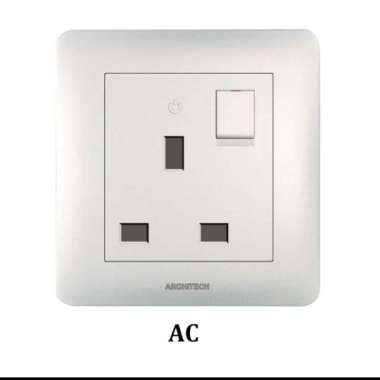 Architech Infinity White A.63 Stop Kontak AC/Outlet/ Intermediate/OB Stop Kontak AC