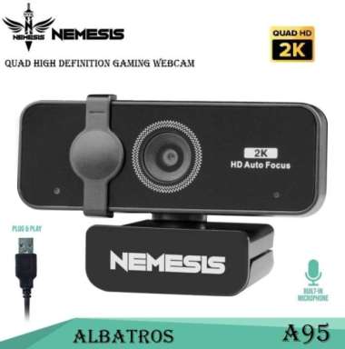 Webcam NYK NEMESIS A95 ALBATROS warna Hitam