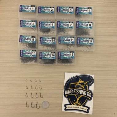 Kail Pancing Ukuran Kecil TRIXSTER Marusode 1054 isi 100 pc Kail Murah ukuran no 7