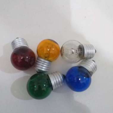 Lampu Bohlam Pijar G40 Warna CHIYODA Bola 5w 5 watt Clear Warna
