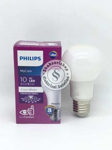 LAMPU LED PHILIPS 10W 10 W WATT 4000K NEUTRAL COOL WHITE