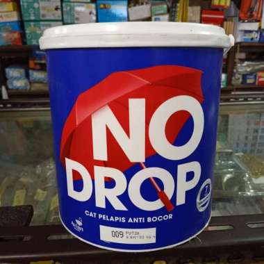 No Drop 4 kg (galon) cat waterproof pelapis anti bocor warna Putih 009