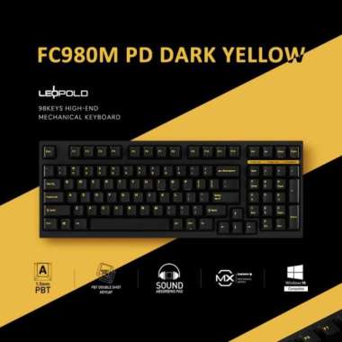 LEOPOLD FC980M DARK YELLOW FONT PD 98% BROWN SW FC980MN/EGGYPD