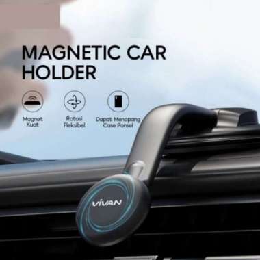 MAGNETIC CAR PHONE HOLDER UNIVERSAL ROTASI FLEKSIBEL MAGNET NEODYMIUM