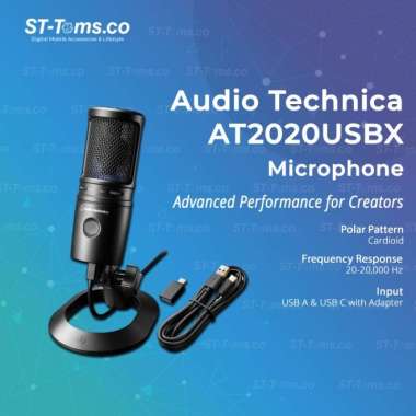 Audio Technica AT2020USB-X Cardioid Condenser USB Microphone