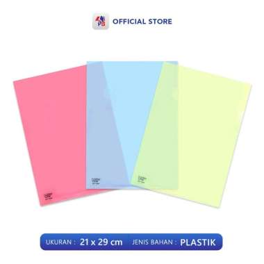 Map Plastik / Map File / Map L Bening Transparan Folder One Ukuran A4 Seri LFO 100A Plastik Variasi 