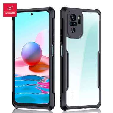 Promo Case Transparan Redmi Note 10 4G / Note 10s Softcase Clear Back Cover Redmi Note 10 4G Hitam