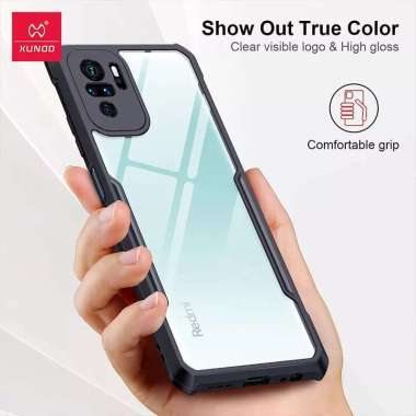 Promo Case Transparan Redmi Note 10 4G / Note 10s Softcase Clear Back Cover Redmi Note 10s Hitam