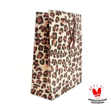 leopard motif leopard lovers paperbag size besar 3 pcs